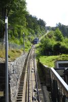 Bergen Floybahn auf der Strecke