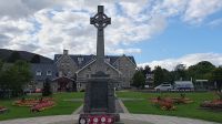 Blick zu unserem Hotel in Kingussie 20230801 182415