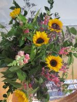 Blumenschmuck in Rye