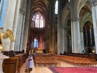 Kathedrale Reims: Fenster von Marc Chagall (unten)