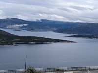 Ausblick vom Gästehaus Gildetun am Kvænangsfjell