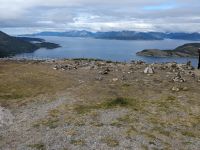 Ausblick vom Gästehaus Gildetun am Kvænangsfjell