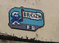 Streetart, Bretagne Schlumpf