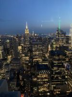 Am letzten Abend: unvergessliche Blicke von Top of the Rock (Rockefeller Center)