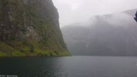 Abzweig des Nærøyfjordes (nach links) vom Aurlandsfjord