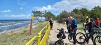 Am Strand entlang
