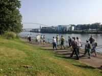 Beginn der Stadtführung durch Maastricht mit Johanna
