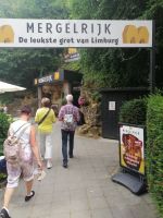 Besichtigung der Grotten Mergelrijk, Eingangsbereich