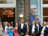 André Rieu kurz vom Konzertbeginn vom Theater am Vrijhof in Maastricht