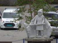 Finnsnes - Denkmal des Wikingerhäuptlings Ottar