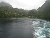 Wendestelle im Trollfjord