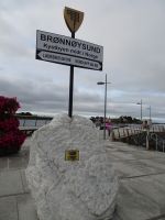 Bronnoysund - geografischer Mittelpunkt Norwegens