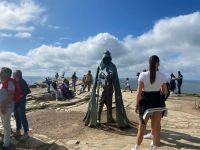 König Artus als Geisterstatue