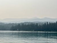 Rauch ueber Maligne See