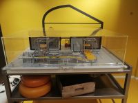 Modell der Käseproduktion im Käselagerjaus in Woerden