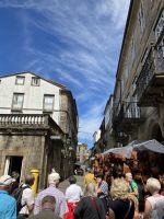 Spaziergang durch Santiago de Compostela mit Reiseführer Francisco