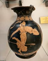 Kunstvolle Vase im Museum von Apollonia