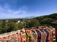Blick ins Tal auf die Stadt Shkodra
