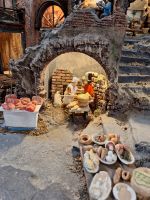 Neapel Presepe Weihnachtskrippe mit Pizzabäcker