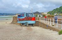 Abfahrtsstelle der Puddleducks zum Elizabeth Castle in St. Helier