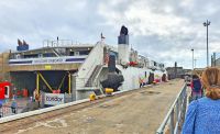 Condor-Fähre im Hafen von Guernsey