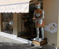 ein edler Ritter auf Kundenfang