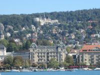 Zürichsee und Hotel Dolder