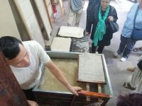 Papierschöpfen - Seidenstoff-Papierfabrik, Samarkand