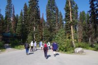 Spaziergang zum Lake Louise