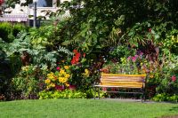 Dekorativer Außenbereich vom Empress Hotel, Victoria