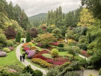 17. Reisetag – Von Victoria nach Vancouver – Besuch der Butchart Gardens – Sunken Garden
