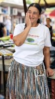 Romafrau, Markt in Sibiu