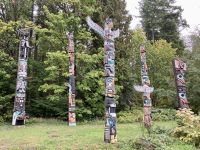 17. Reisetag – Von Victoria nach Vancouver – Stadtrundfahrt in Vancouver – Totempfähle im Stanley Park