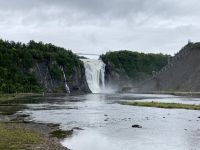 3. Reisetag – Stadtrundfahrt Québec und Ausflug in die Umgebung – Am Montmorency-Wasserfall