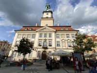 Das Rathaus von Hirschberg (Jelenia Gora)