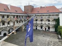 Blick auf den Hof des Piastenschlosses