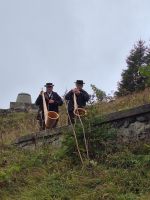 157 Ausflug zur Schynigen Platte - Alphornbläser begrüßen die Gäste
