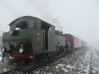 185 Ausflug Furka-Dampfbahn - Station Furka auf 2100 Metern gab es den ersten Schnee
