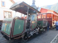 222 Fahrt auf die Rigi - Station Arth-Goldau - Lok 7 steht bereit