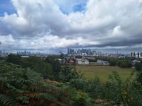 Blick auf London von Greenwich