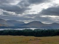 Blick auf die Bergwelt (im Hintergrund Ben Nevis)