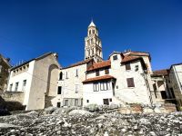 Blick auf die Kathedrale von Split