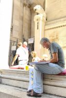 Aquarellmaler in Split