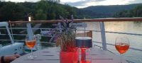 Abenddämmerung an Deck