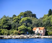 Häuschen auf der Insel Lokrum