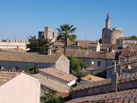 Blick über die Dächer von Aigues-Mortes