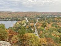 4. Reisetag – Indian Summer in der Muskoka-Region – Blick vom Aussichtspunkt in Dorset