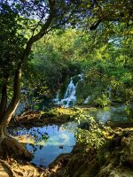 Kleiner Wasserfall im Krka Nationalpark 