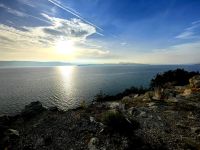 Abendstimmung auf der E 65 nach Rab