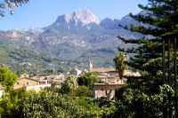 Blick auf Sóller und den Puig Roig (1002m)